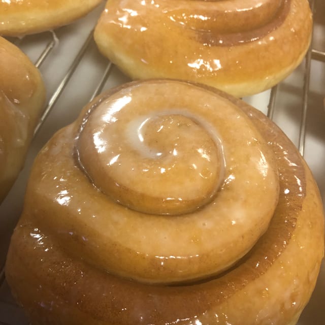 Cinnamon Roll Fancy Donut.
