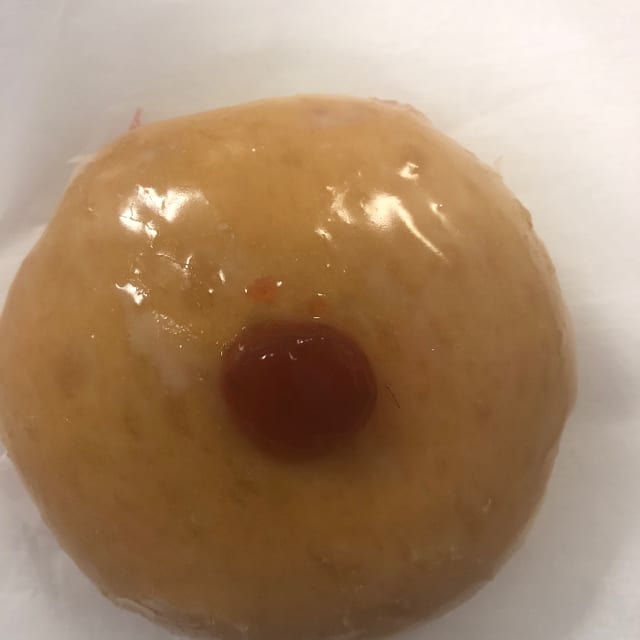 Raspberry filled Donut.