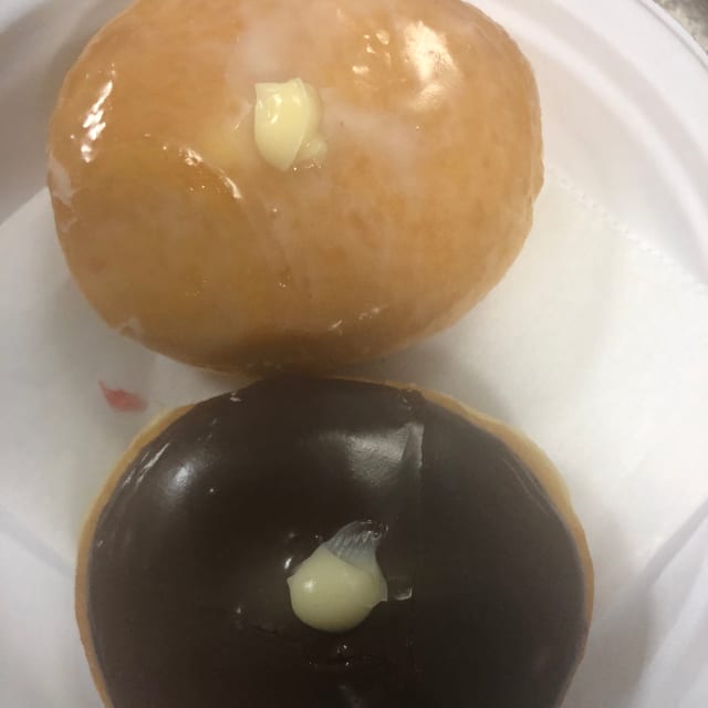 Bavarian Cream filled Donut.